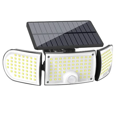 160LED Solar-Wandleuchte für den Außenbereich