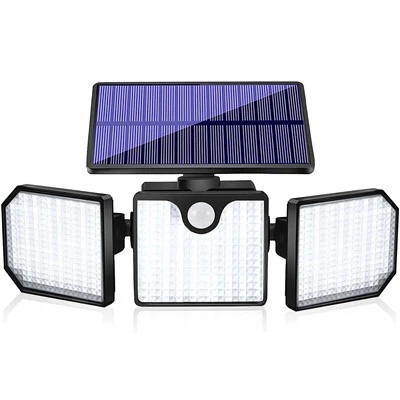 Solar-Wandleuchte für den Außenbereich mit Bewegungssensor