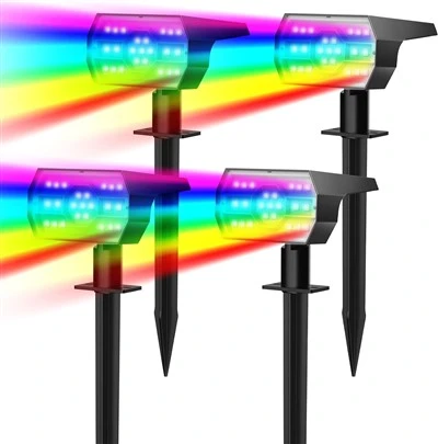 Mehrfarbige RGB-Außen-Solar-Farbwechsellichter für Garten- und Hoflandschaft