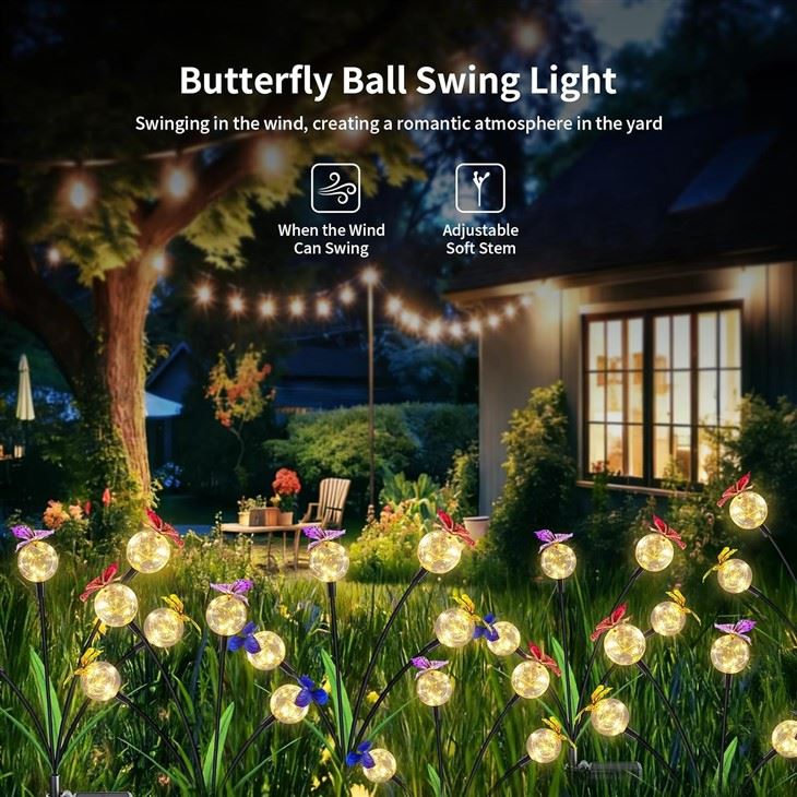 Solar Powered Garden Lights Firefly Swaying price